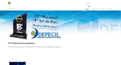 Desktop Screenshot of depecil.com.br